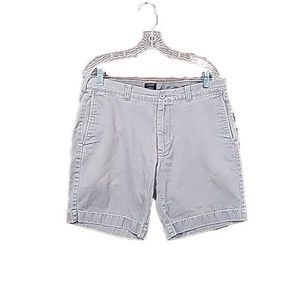 J. Crew Gramercy Oxford Shorts Men's Size 34 Grey Flat Front 8.5 Inseam